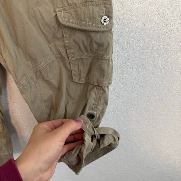 Kuhl Kontra Roll-Up Convertible Outdoor Hiking Cargo Shorts Khaki Brown Tan 4 - Picture 4 of 10